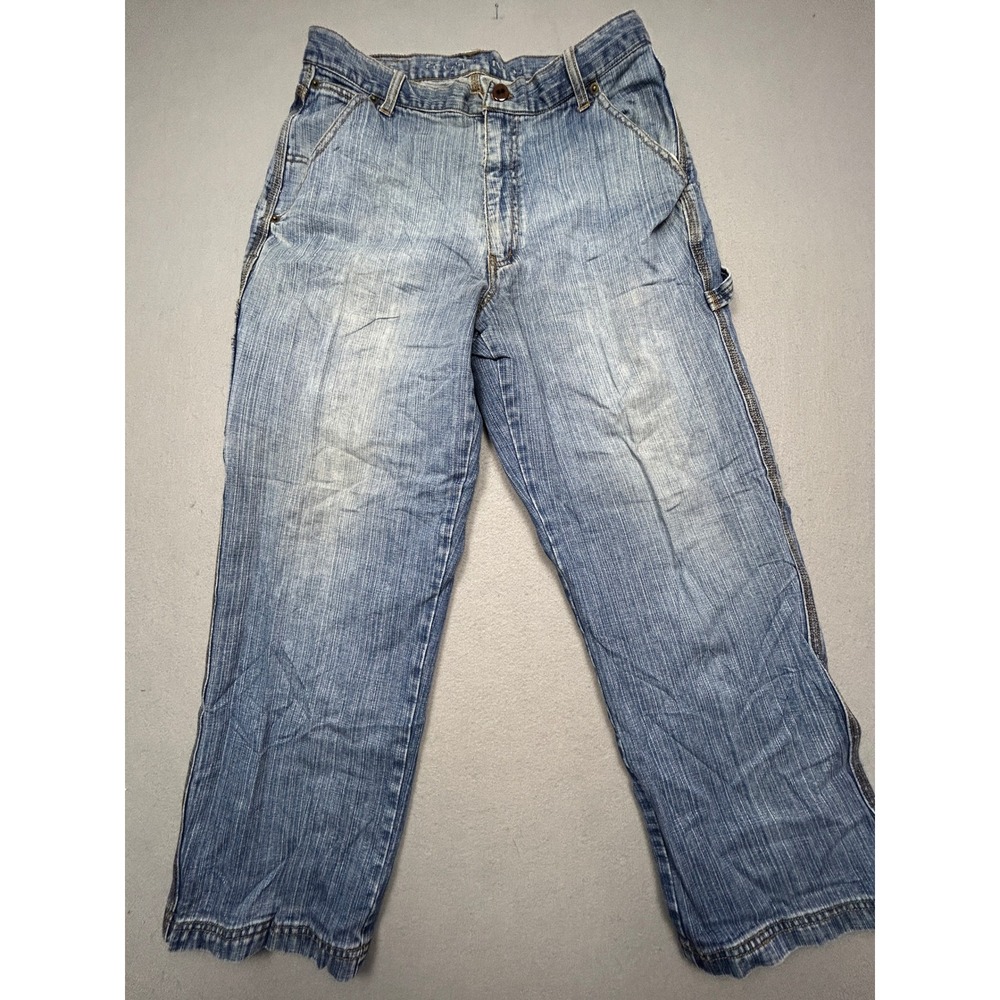 High Sierra Carpenter Jeans 100% Cotton Blue Denim 34x30 Mens